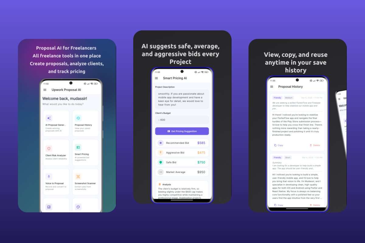 Proposal AI for Freelancers — Mobile App project by MarkMint